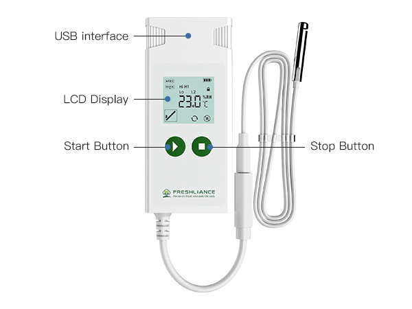 Atlas Log-TH Multi-use Temperature and Humidity Data Logger