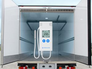 Can an ultra low temperature logger be placed in a refrigerated truck