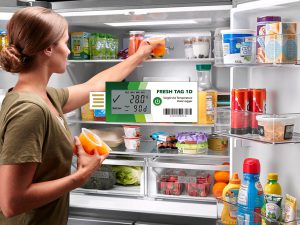 Refrigerator temperature data logger with PDF report