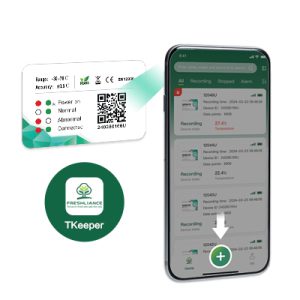 Insulin BLE temperature logger for viewing data on mobile phone