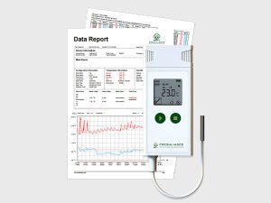 temperature data logger recorder with the probe for vaccines