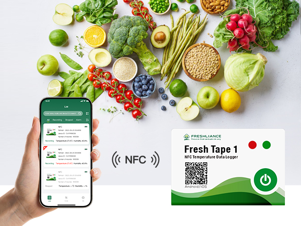 Fresh Tape 1 Single-use NFC Temperature Data Logger