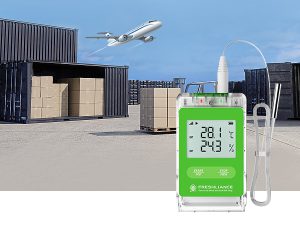 Real-time temperature data logger for vaccine transportation