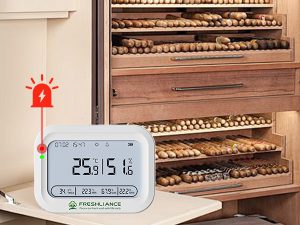 WIFI temperature humidity data logger for tobacco storage